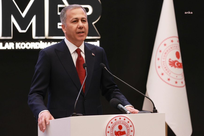 Ali Yerlikaya: "Sosyal medya hesaplarında, Bölücü Terör Örgütü elebaşının fotoğrafını paylaşan 7 DEM Parti milletvekili tespit edildi"