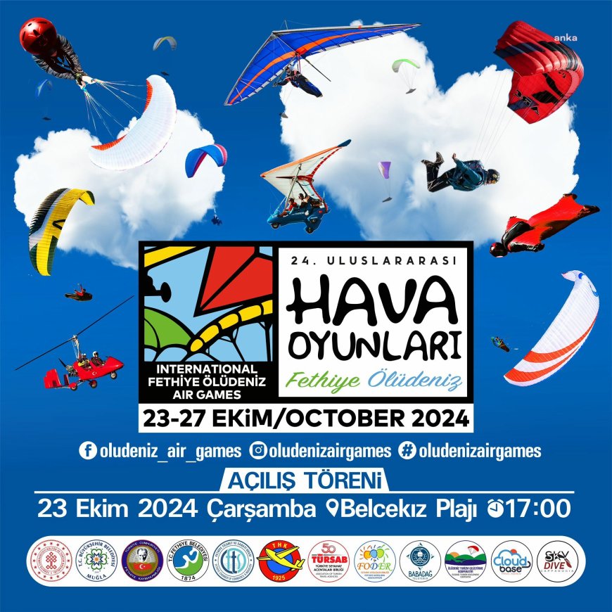 Fethiye Ölüdeniz Hava Oyunları Festivali başlıyor