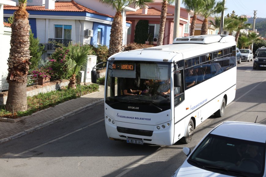 Güzelbahçe Belediyesi’nden ücretsiz okul servisi