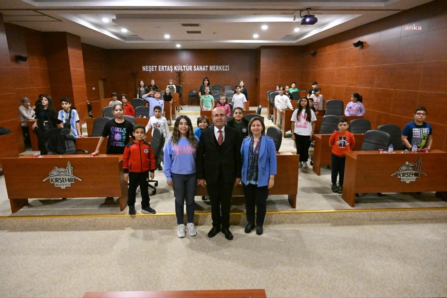 Kırşehir Belediyesi Çocuk Meclisi toplandı