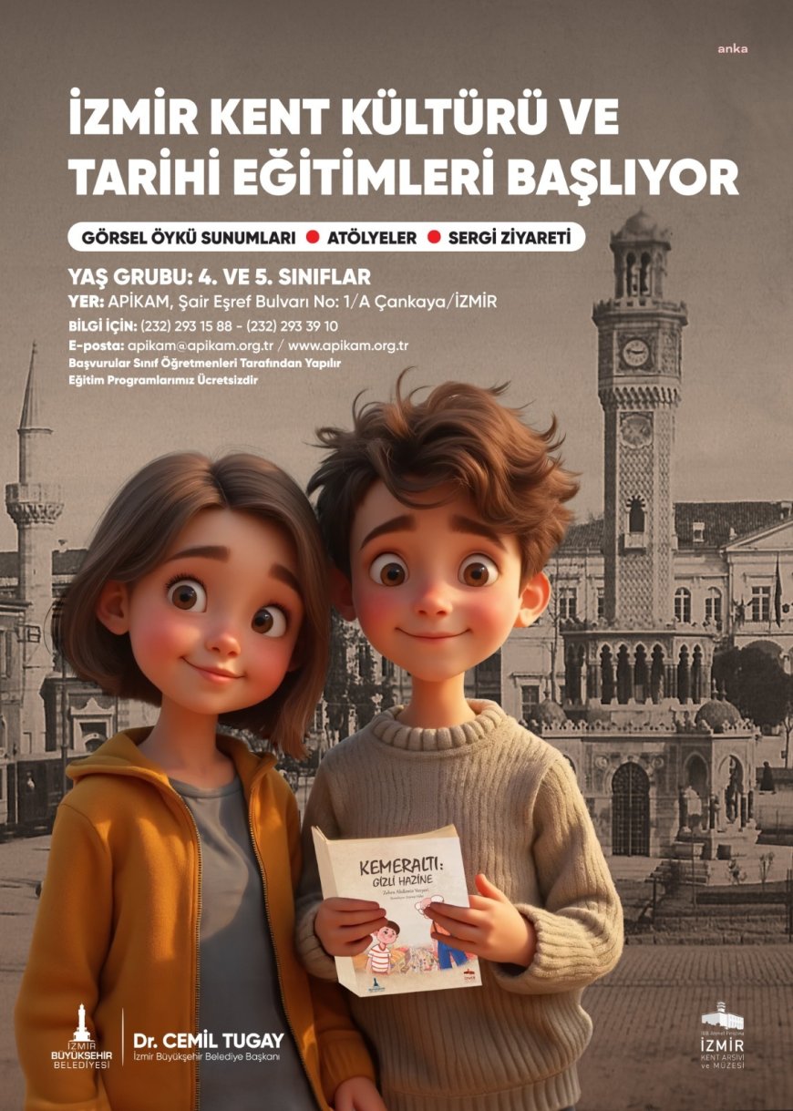 İzmir’de çocuklar için kent kültürü ve tarihi eğitimleri