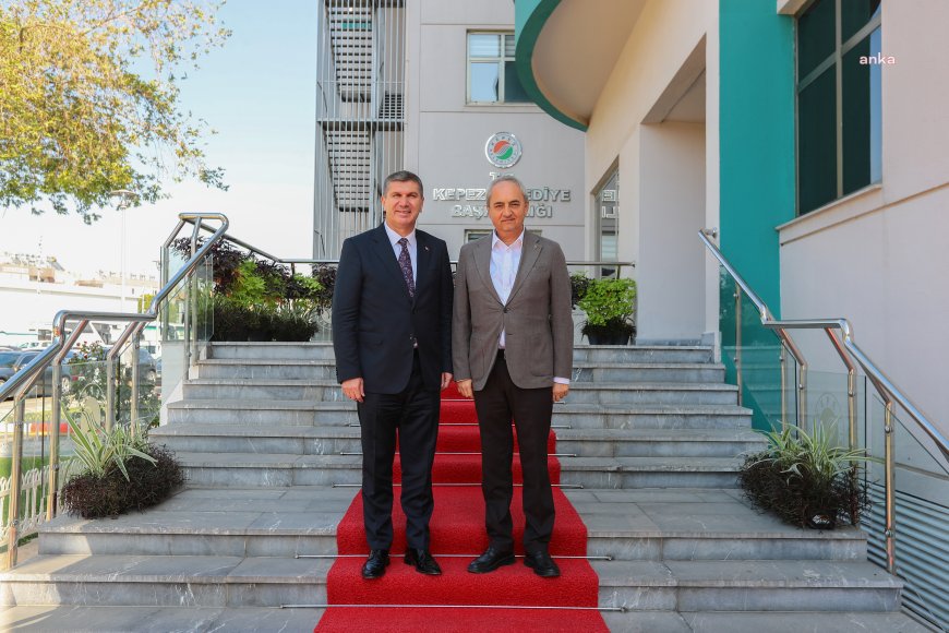 Burdur Belediye Başkanı Ercengiz'den Kepez Belediye Başkanı Kocagöz’e ziyaret