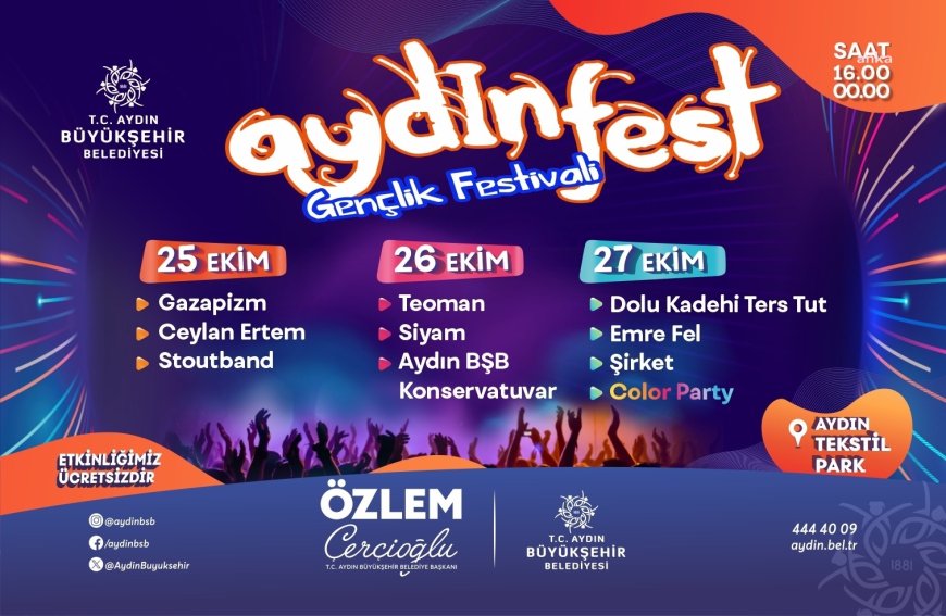 Aydınfest için geri sayım başladı