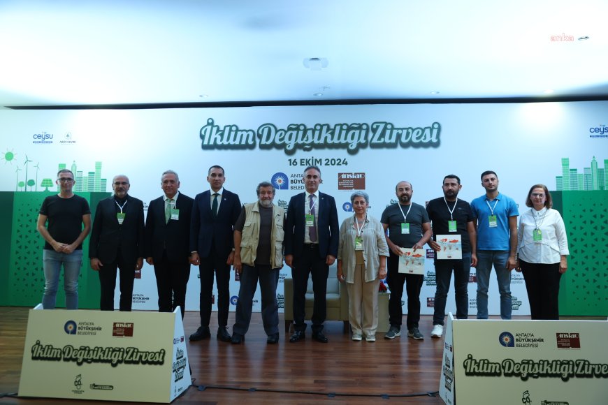 Coşkun Aral, Antalya İklim Değişikliği Zirvesi’ne katıldı: “Dağlarımızın kesilmesi orman yangınlarından daha tehlikeli” 
