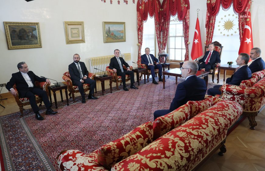 Cumhurbaşkanı Erdoğan; Azerbaycan, Ermenistan, İran ve Rusya Dışişleri Bakanlarını kabul etti