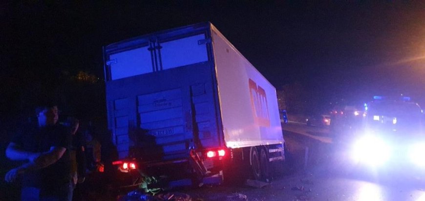 Konya'da patpat ile kamyon çarpıştı: 1 ölü, 1 yaralı
