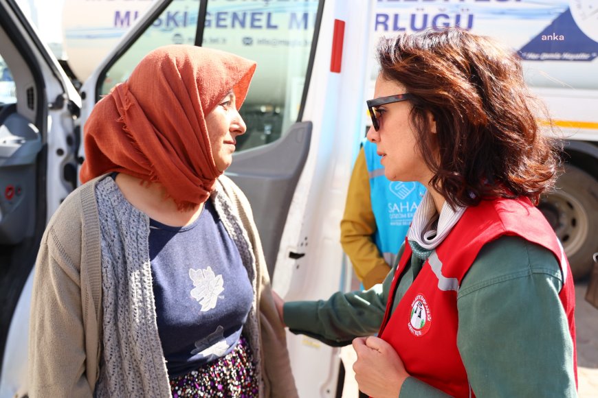 Menteşe Belediye Başkanı Köksal, Gökova Turnalı'daki yangın söndürme çalışmalarını yerinde inceledi
