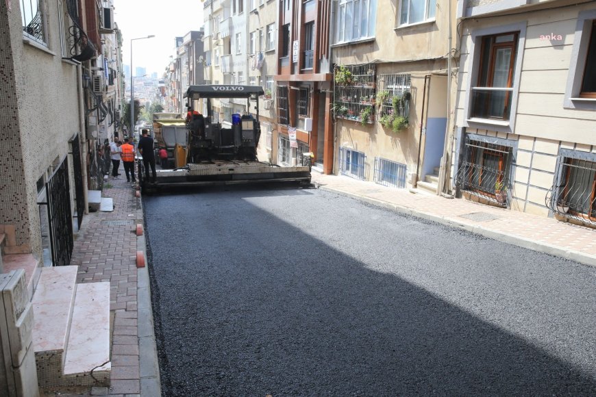 Bayrampaşa Belediyesi, yol yenileme çalışmalarına hız kattı