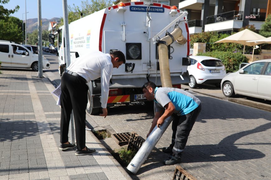 Marmaris Belediyesi'nden 32 bin 100 metrekare alanda temizlik çalışması