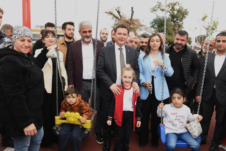 Osmangazi'de İsmet Paşa Parkı hizmete açıldı
