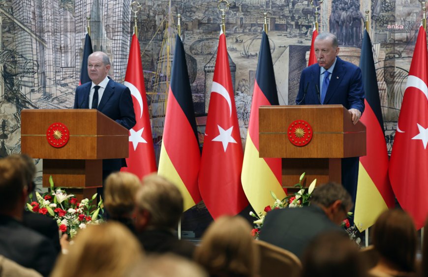 Olaf Scholz: "Türkiye ile her konuda aynı görüşte olmasak da uluslararası uyuşmazlıklar hakkında fikir paylaşımında bulunmak önemli"
