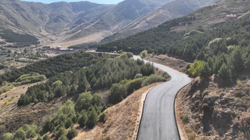 İZBETON ekipleri Bozdağ Kayak Merkezi’nin yolunu yeniledi