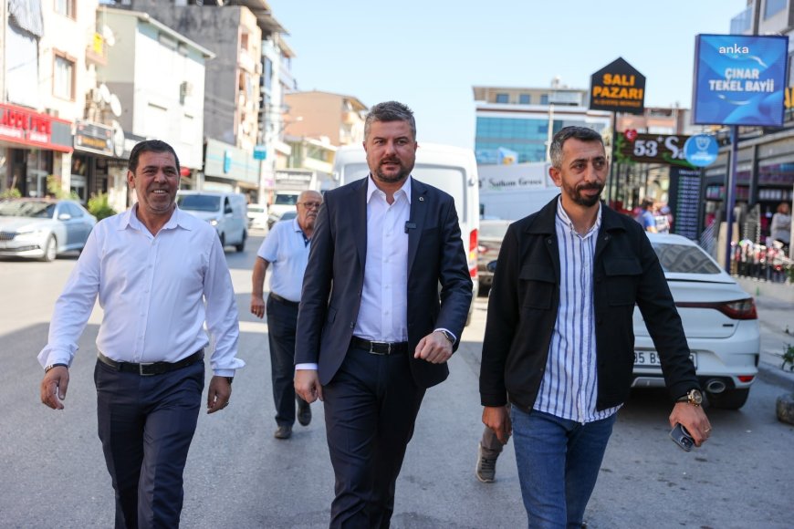 Buca Belediye Başkanı Görkem Duman, mahallelerdeki ziyaretlerine devam ediyor
