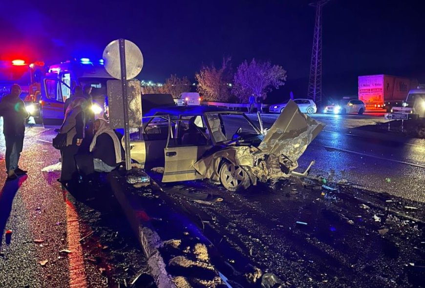 Manisa’da feci kaza: 2’si ağır 6 yaralı
