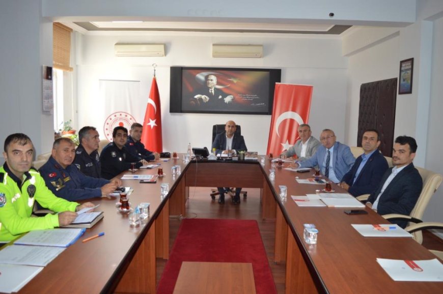 Akçakoca'da trafik komisyonu toplandı