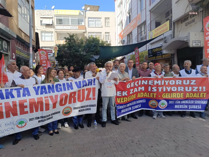 Emekliler Mersin'den seslendi: "Kira ödeyemez duruma geldik"