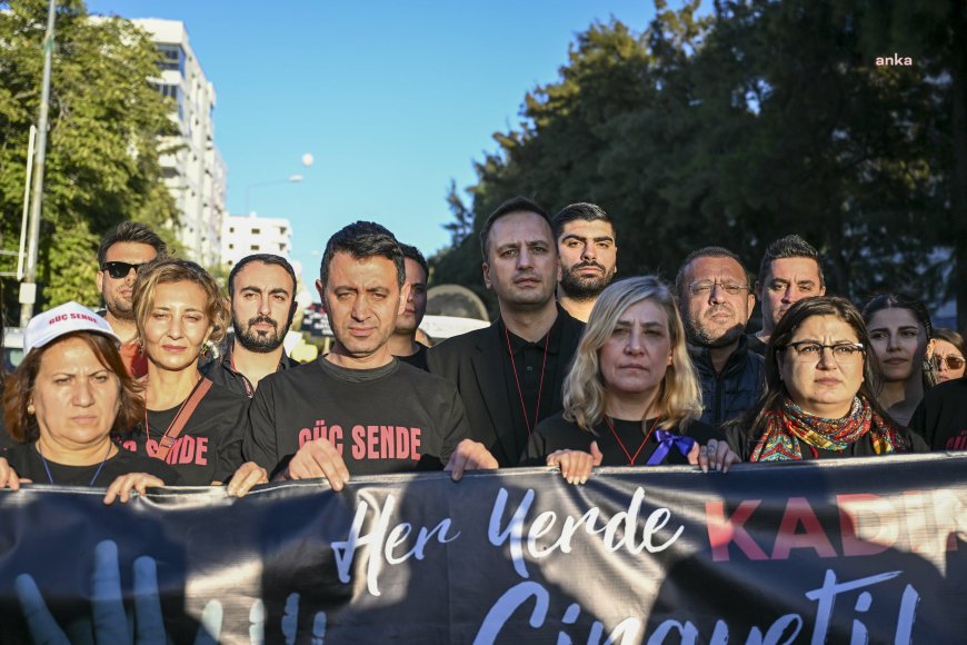 “Kırık Saçlar Özgürlüğe Yürüyor” yürüyüşü Bornova’da gerçekleştirildi