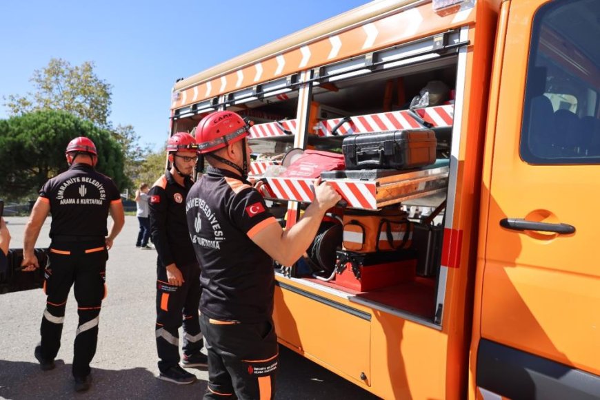 Ümraniye Belediyesi'nden afetlere karşı örnek program