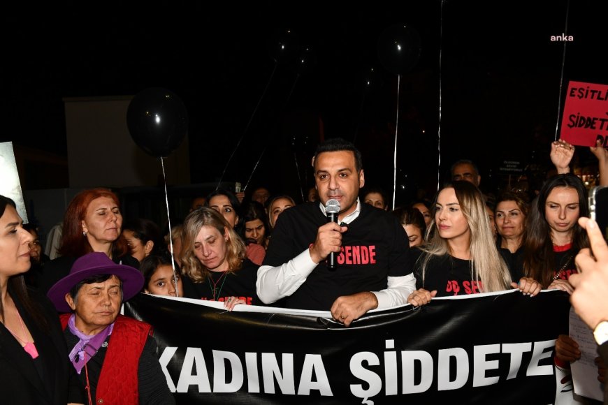 Kadın cinayetlerine dikkat çekmek için başlatılan "Kırık Saçlı Kadınlar Özgürlüğe yürüyor” eyleminin 7'ncisi Çiğli’de düzenlendi