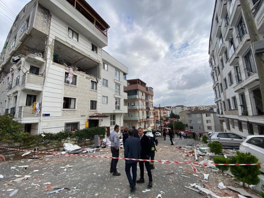 Gebze'deki patlamada 7 kişi yaralandı, 3 bina hasar gördü