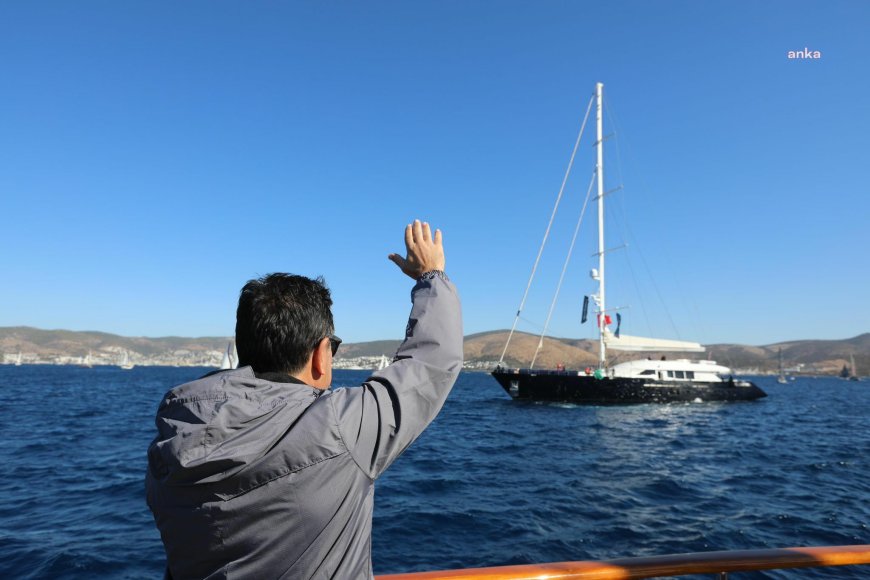 Muğla Büyükşehir Belediye Başkanı Aras, 36. The Bodrum Cup Yelken Yarışları’na Katıldı