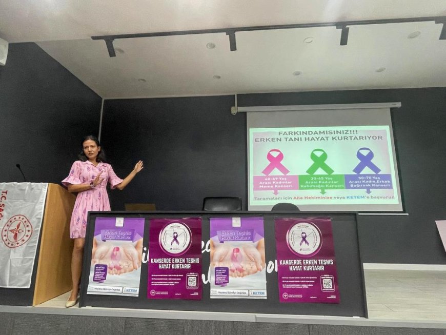 Geyve MYO'dan kanser farkındalık semineri