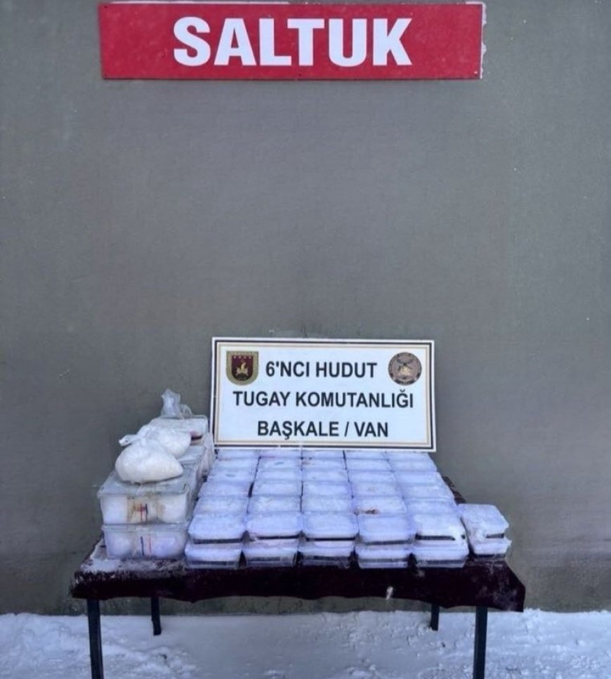 Van'da 71 kilo uyuşturucu madde ele geçirildi