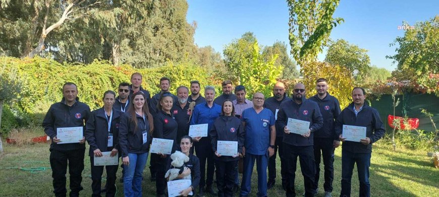 Balçova Belediyesi Arama Kurtarma ekibi BAL-KUT'a hayvan arama kurtarma eğitimi verildi