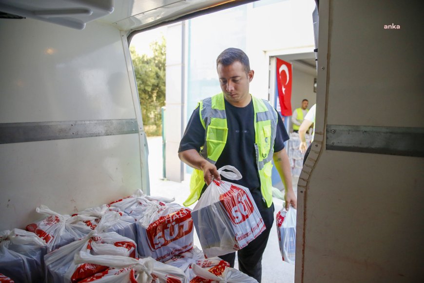 Antalya Büyükşehir Belediyesi'nin “Halk Süt” projesi ile her ay 8 bin aileye destek