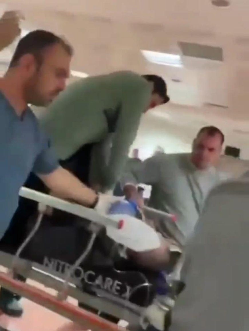 Siirt'te doktordan sedye üzerinde hayat kurtaran müdahale