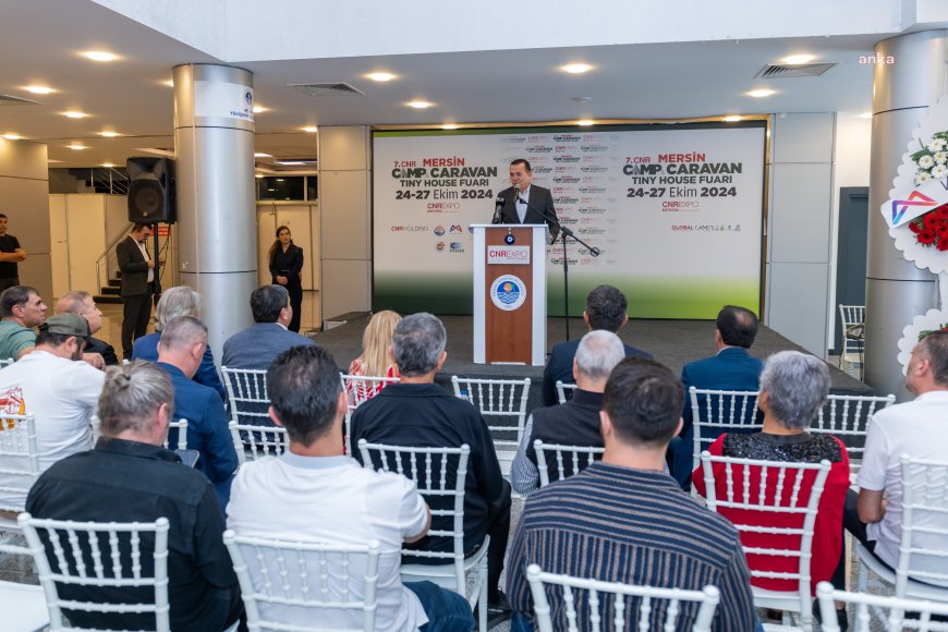 Yenişehir Belediye Başkanı Özyiğit, 7. Kamp Karavan ve Tiny House Fuarı’nın açılışına katıldı