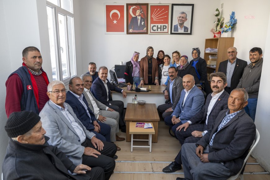 Mersin Büyükşehir Belediye Başkanı Seçer’den, Kaymakam Yusuf Ziya Yaktı ve Başkan Fatih Önge’ye ziyaret