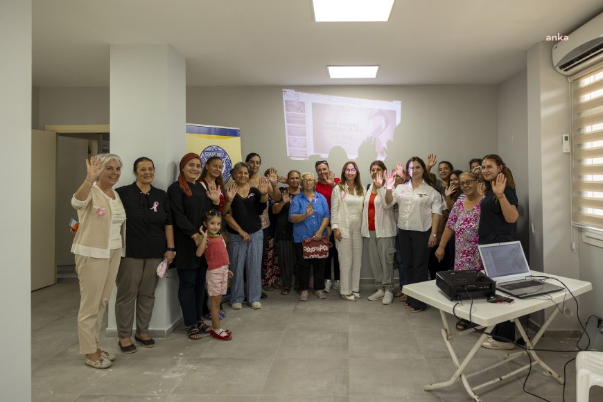 Mersin Büyükşehir Belediyesi'nden meme kanseri konusunda farkındalık programı
