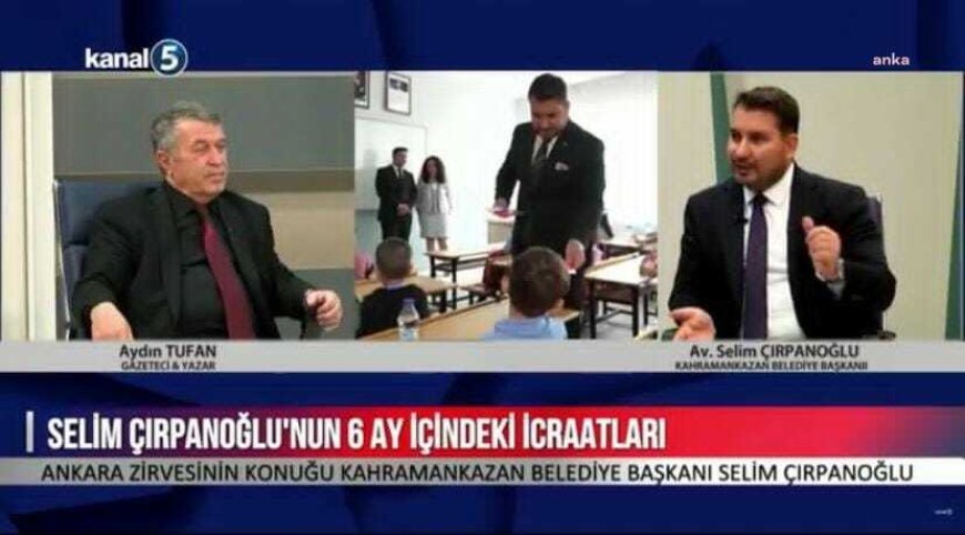 Kahramankazan Belediye Başkanı Çırpanoğlu: "Kahramankazan’ın büyümesi için ailemle elimizden gelenin fazlasını yaptık"