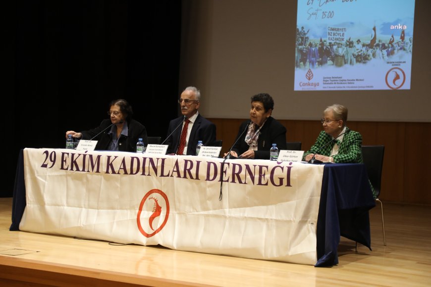 Çankaya Belediyesi, “Cumhuriyet Kazanımlarının Neresindeyiz?” paneline ev sahipliği yaptı