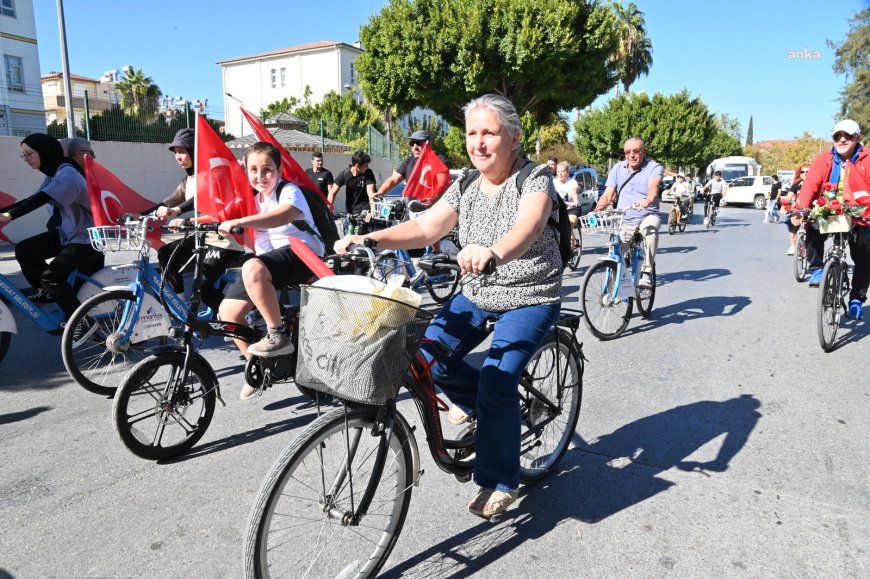 Manavgat'ta “Cumhuriyet İçin Pedal Çevirelim” etkinliği düzenlendi