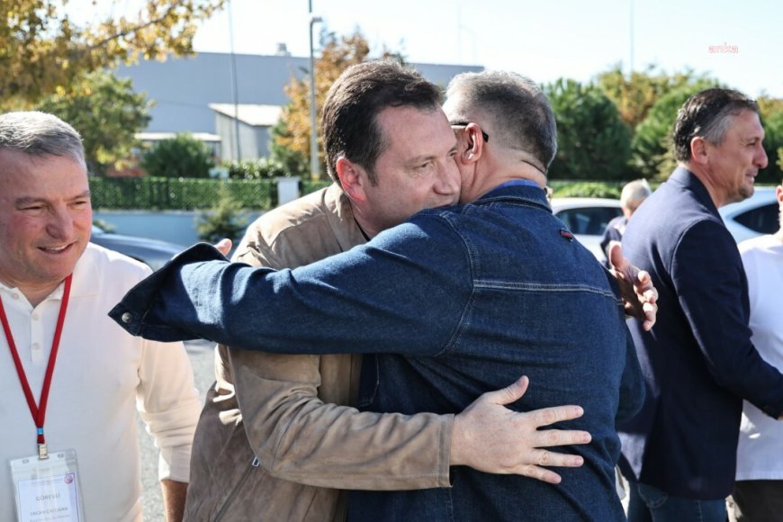 Silivri Belediye Başkanı Balcıoğlu, Bulgaristan seçimlerine oy veren vatandaşlarla bir araya geldi