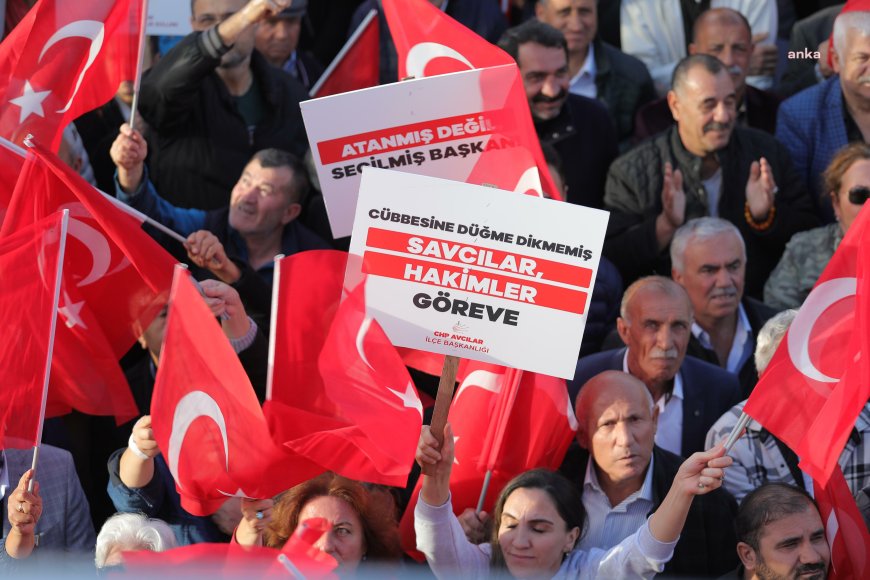 CHP'den kayyuma tepki mitingi... İmamoğlu: Milletin sözünün başladığı yerde, muktedirin zulmü bitecektir