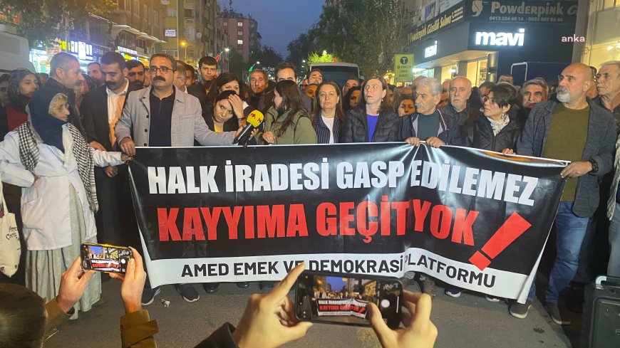 Diyarbakır Emek ve Demokrasi Platformu'ndan Esenyurt Belediyesi'ne kayyum atanmasına protesto: “Plan çok önceden kurulmuştur”