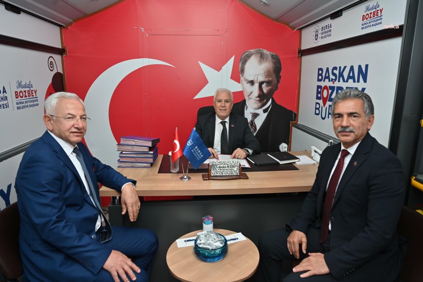 Gemlik, Bursa Büyükşehir Belediye Başkanı Bozbey'i ağırladı