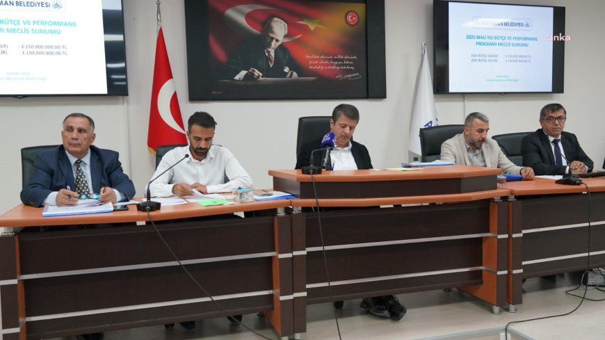 Adıyaman Belediyesi’nin 2025 yılı bütçesi onaylandı… Başkan Tutdere: “Bu bütçe depremde binlerce şehit vermiş Adıyaman halkının parasıdır”