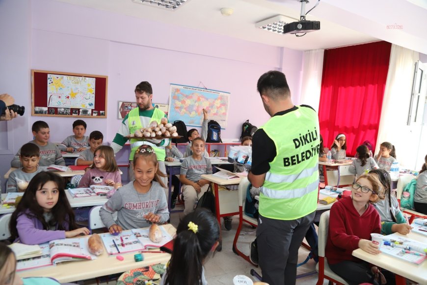 Dikili Belediyesi'nden öğrencilere beslenme desteği