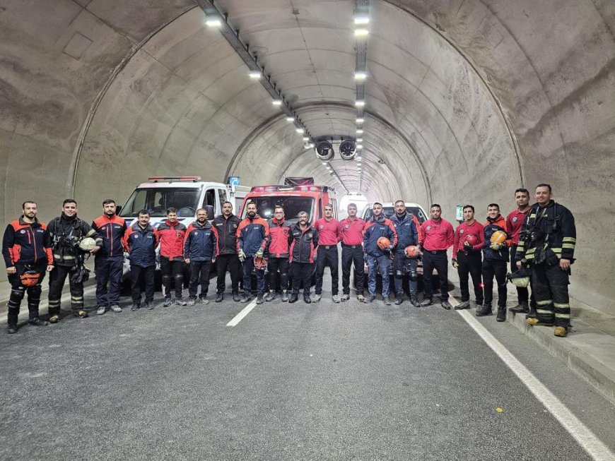 Kahramanmaraş'ta trafik kazası tatbikatı yapıldı