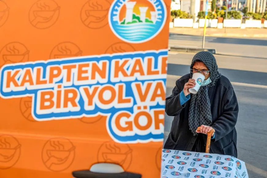 Mezitli’de sabahları çorba ikramı başladı