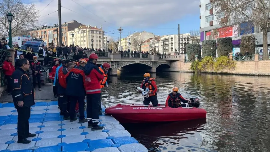 Eskişehir'de ‘Suda boğulma vakası tatbikatı' yapıldı
