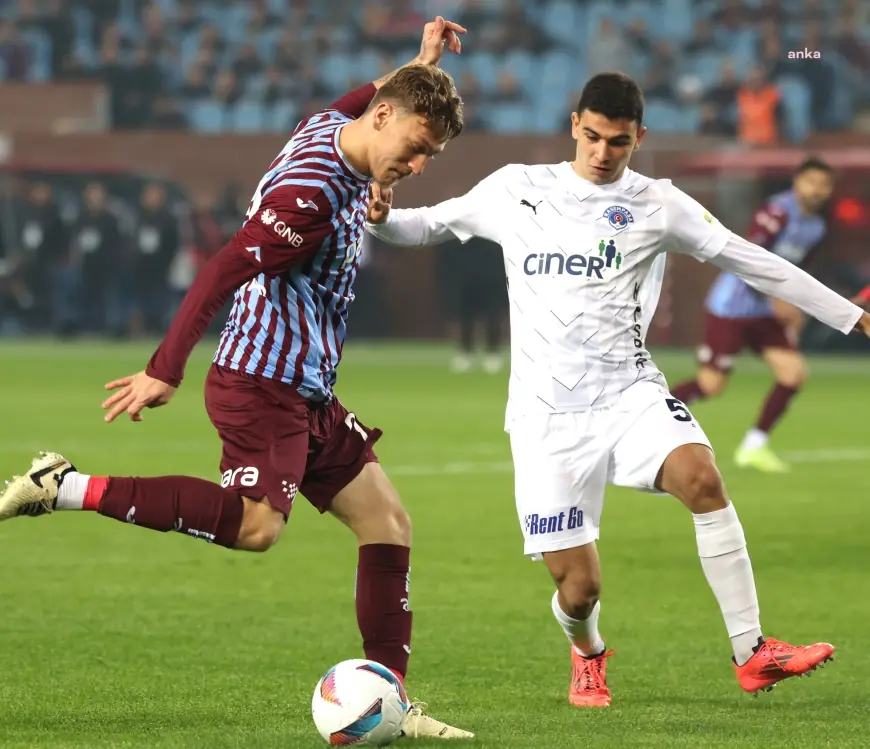 Trabzonspor, Kasımpaşa ile 2-2 berabere kaldı
