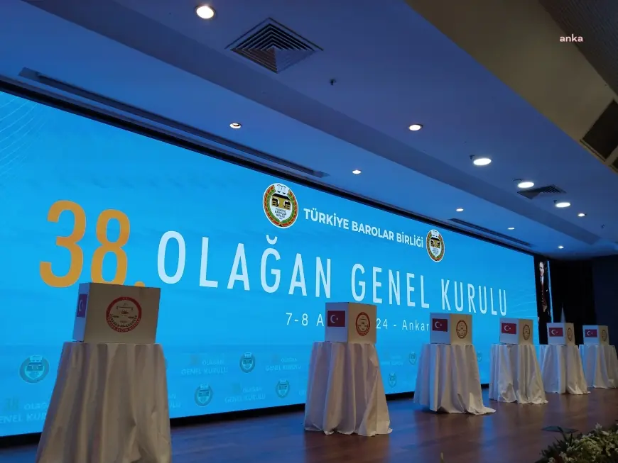 TBB Genel Kurulu'nda, başkanlık ve yönetim kurulu seçimi için oy kullanma işlemi başladı