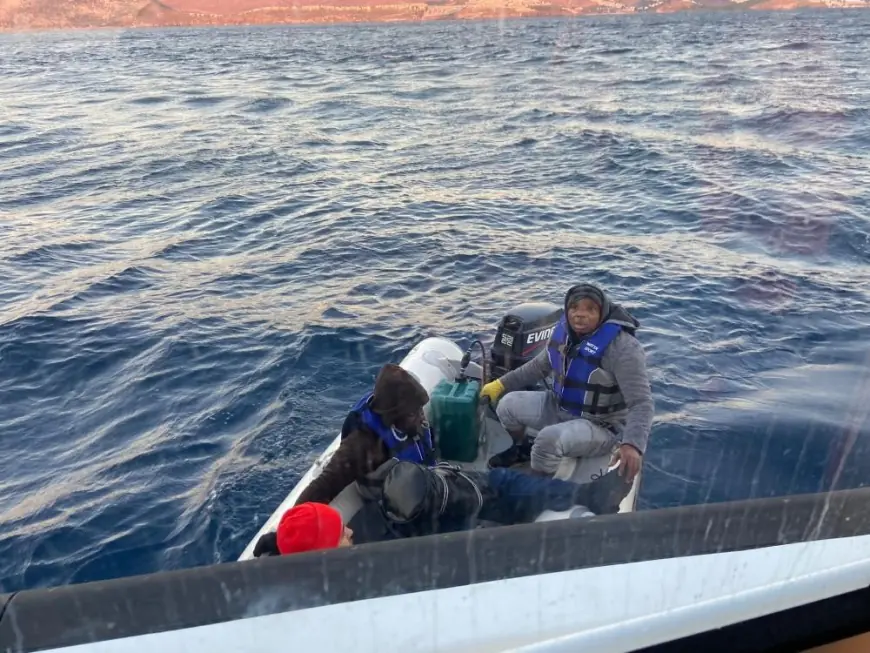 Bodrum’da 34 Düzensiz Göçmen Sahil Güvenlik Tarafından Karaya Çıkarıldı!