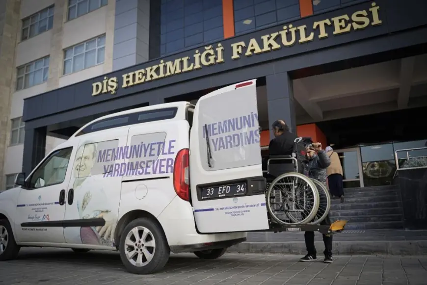 Mersin'de 'Engelsiz Transfer Aracı' özel bireylerin hayatını kolaylaştırıyor