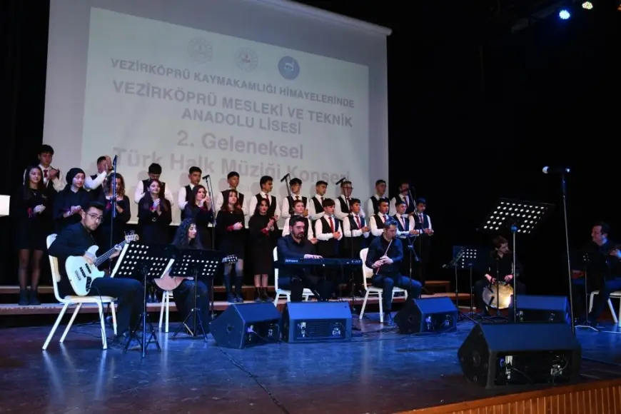 Vezirköprü MTAL'den Türk halk müziği konseri